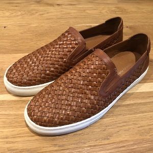 Donald Pliner Men’s Woven Leather SlipOn Shoes 9.5